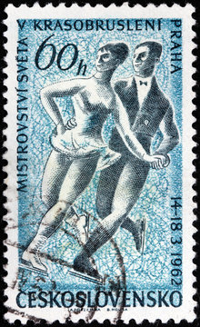 Figure Skating Stamp