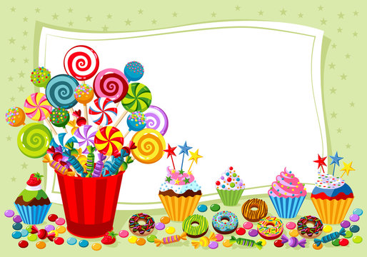 Sweet background. Sweetest day.