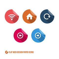Web Design Paper Icons