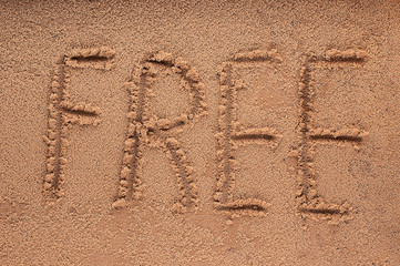 A word 'FREE'