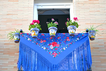 Balcón de Andalucía en fiestas, España