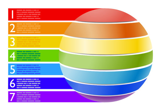 Piramide alimentare efficienza energetica infografica Stock