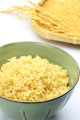 unpolished rice