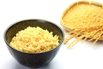 unpolished rice