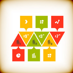 Modern geometrical abstract background