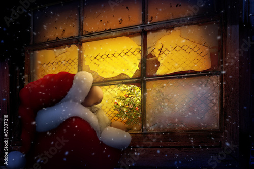 &quot;trauriger Weihnachtsmann ohne Text&quot; Stockfotos und lizenzfreie Bilder