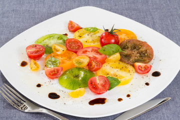 Colorful Tomato salad