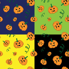 Halloween vector seamless texture