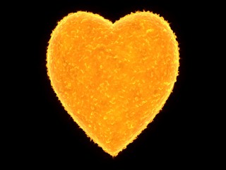 heart shaped sun (heart of univers)