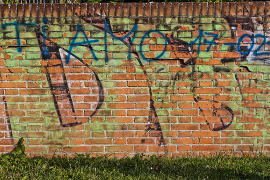 Fototapeta Muro con graffiti