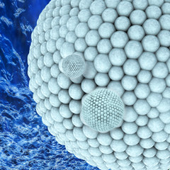 Nanopartikel - 3D Render