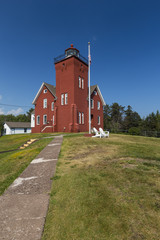 Fototapeta premium Two Harbors Lighthouse