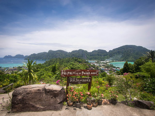 Ko Phi Phi Island Seen from Phi Phi Viewpoint One