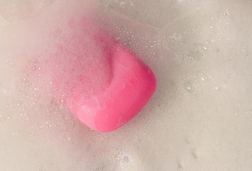 Fototapeta premium Soap, the soap scum.
