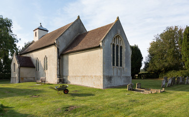 Fototapeta na wymiar Zabytkowy kościół w Shelland Suffolk