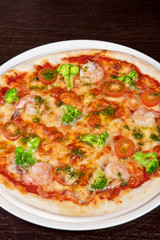 seafood pizza