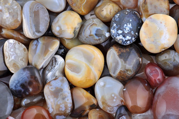 Natural Agate, various types and color