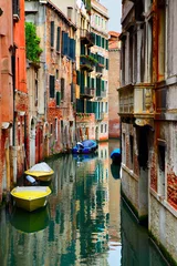 Tuinposter Canal in Venice © Roman Sigaev
