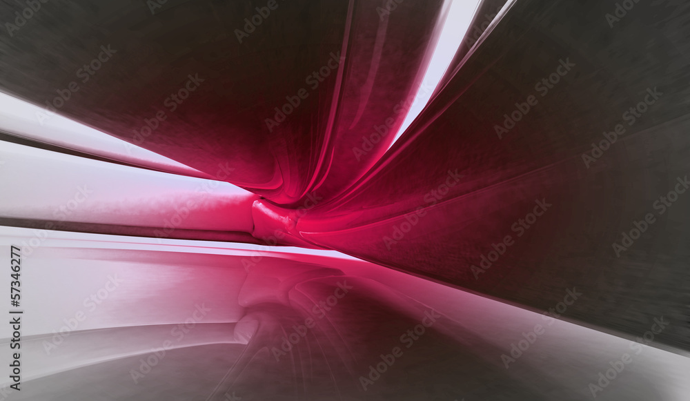 Wall mural space red liquid shape detail in cosmos abstract wallpaper