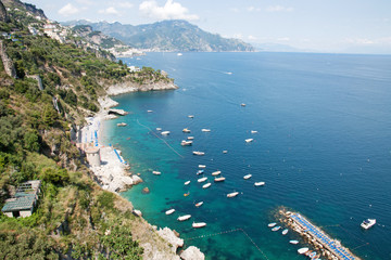 Naklejka premium Amalfi Coast, Italy