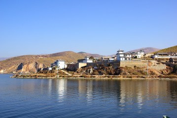 Fototapeta na wymiar Erhai Lake, Dali, prowincja Yunnan, Chiny