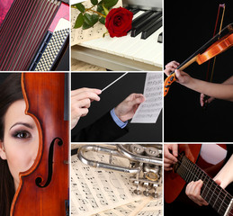 Classical music collage