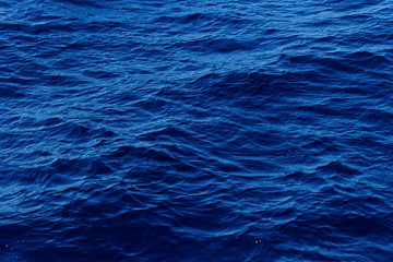 blue abstract background of wavy water surface