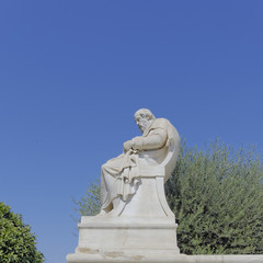 Obraz premium Plato the philosopher statue, Athens Greece