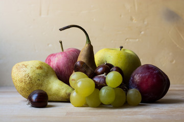 Autumn fruits