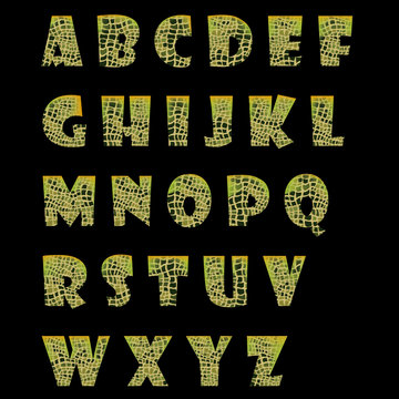 squared alphabet