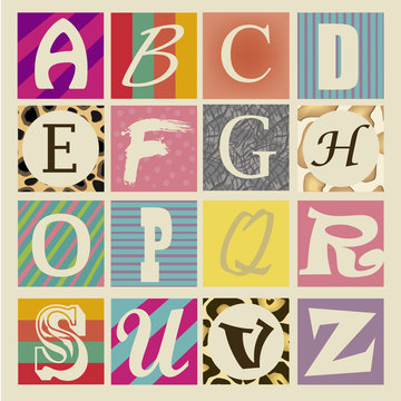 different letters