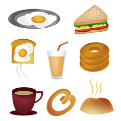 eight icons for breakfast