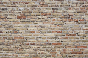 Vintage dutch brick wall