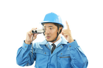 仕事中の作業員