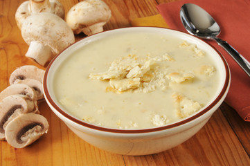 Cream of mushtoom soup