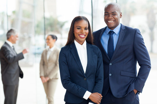 young african american businesspeople