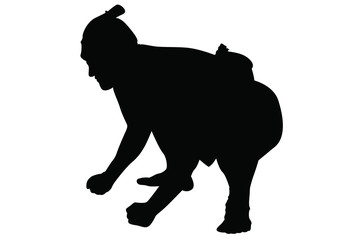 sumo wrestling silhouette