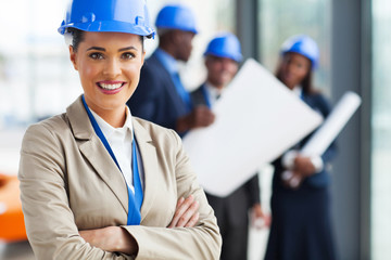 young architect with arms crossed