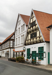 Fototapeta premium Street in Lemgo, Germany