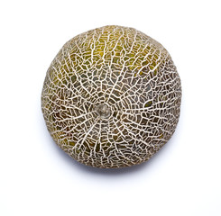 Melon isolated on white background.