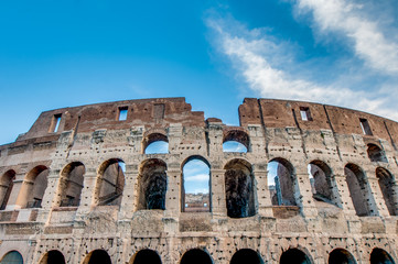 Obraz premium The Colosseum, or the Coliseum in Rome, Italy