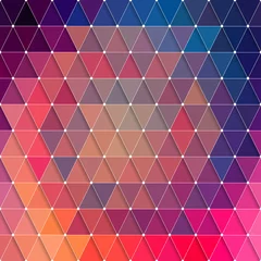 Photo sur Plexiglas Zigzag Motif de triangles