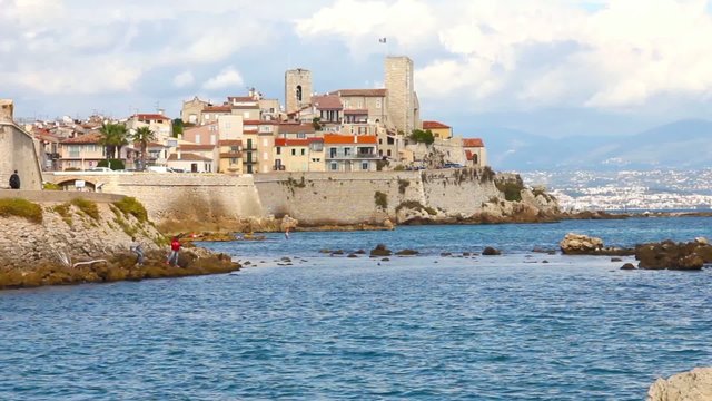 Landscape in Antibes, France