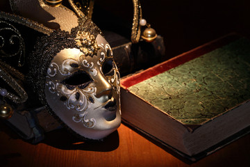 Mask And Book