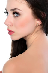 Obraz premium Portrait of sexy brunette