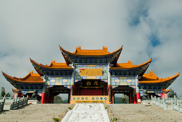 Obraz premium Buddhist pagodas in Dali Yunnan province of China