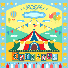 Fototapeta premium carnival poster