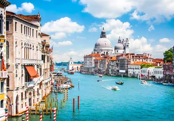 Foto auf Acrylglas Canal Grande und Basilika Santa Maria della Salute, Venedig, Italien © JFL Photography
