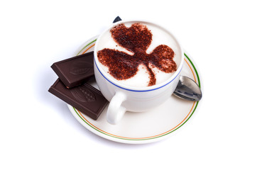coffee with chocolate