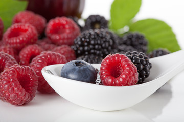 Colorful berries, closeup